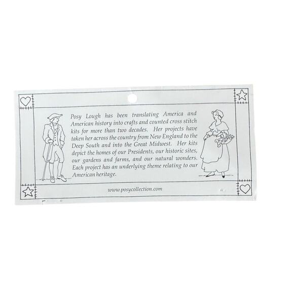 Jefferson’s Corps of Discovery Cross Stitch Kit Posy Collection Lewis & Clark PC - Picture 7 of 7